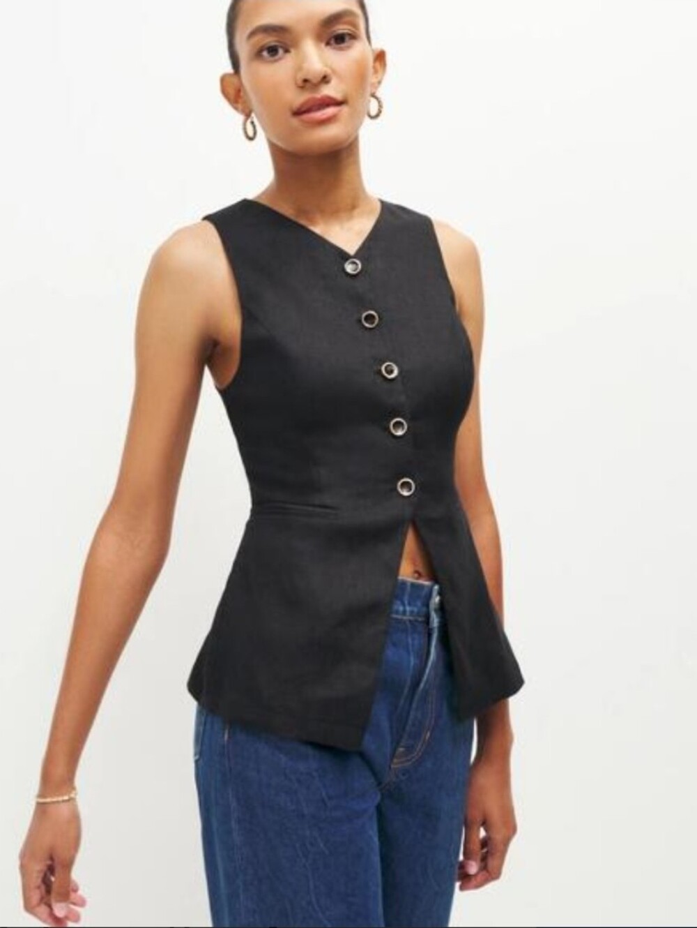 Reformation Aspen Linen Top 2